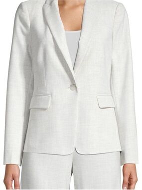 Rebecca Taylor Tailored Clean Suit Blazer Gray Size 4 NWT Career Jacket